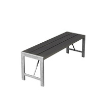 Bänk Nonwood/Stål Antracit 123 cm Hortus